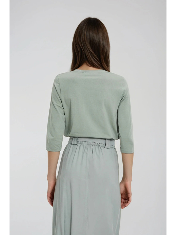 Moodo Bluza s cvjetnim printom maslinasta Moodo