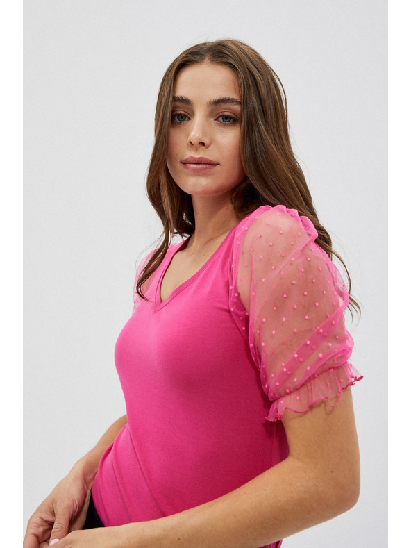 Moodo Bluza s dekorativnim rukavima Moodo