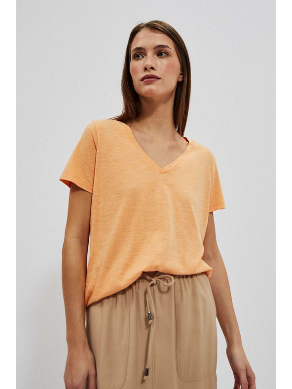 Moodo Pamučna bluza V-izreza Moodo