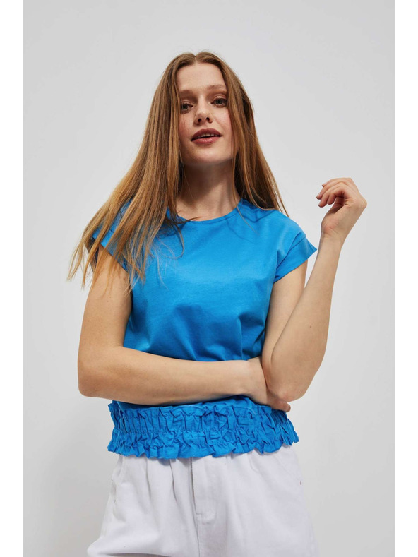Moodo Glatka azurna majica Moodo