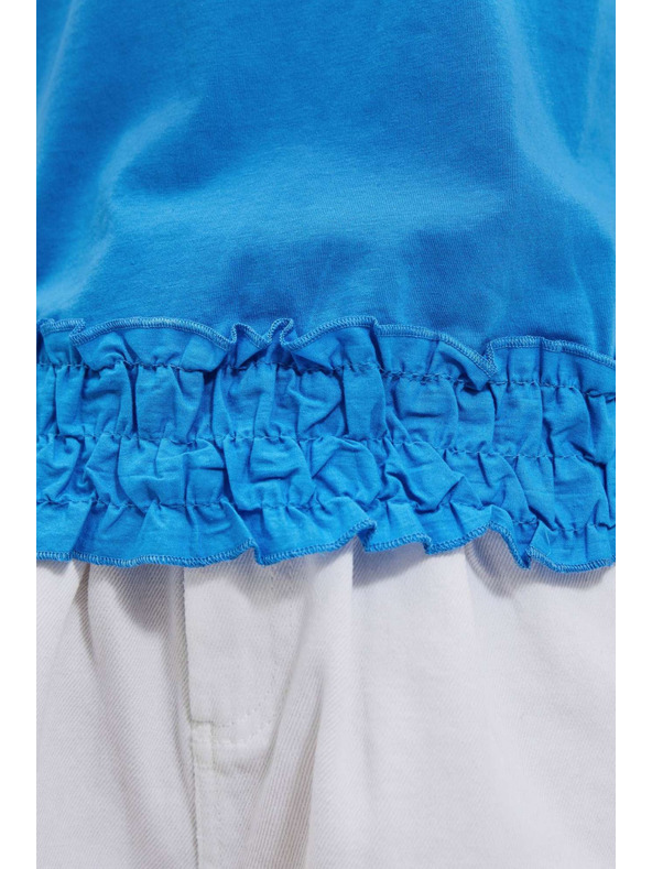 Moodo Glatka azurna majica Moodo