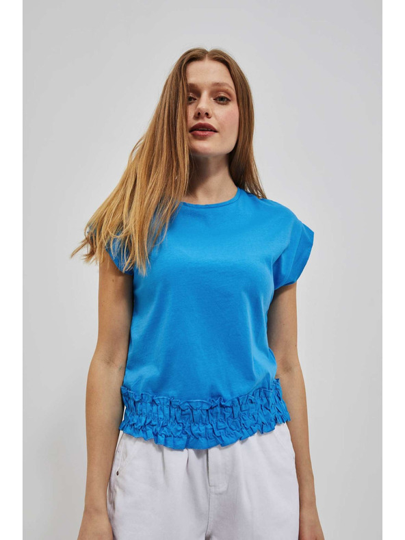 Moodo Glatka azurna majica Moodo