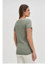 Moodo Bluza s kratkim rukavima maslinasta Moodo