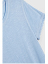 Moodo Svijetlo plava bluza s okruglim izrezom Moodo