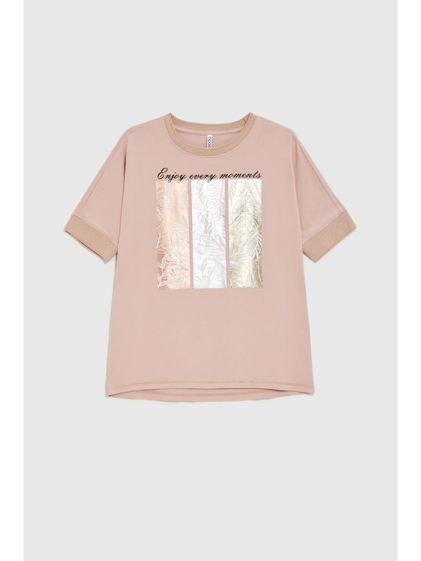 Moodo Pamučna bluza s printom Moodo