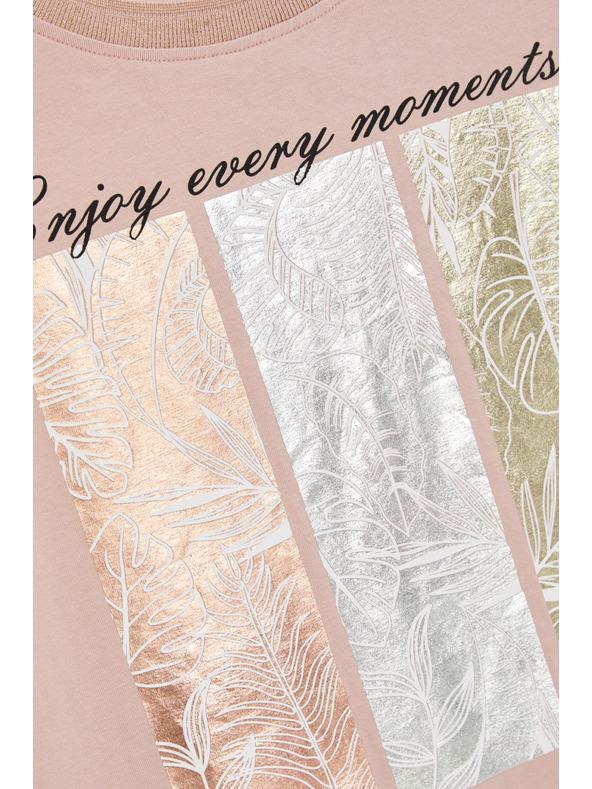 Moodo Pamučna bluza s printom Moodo