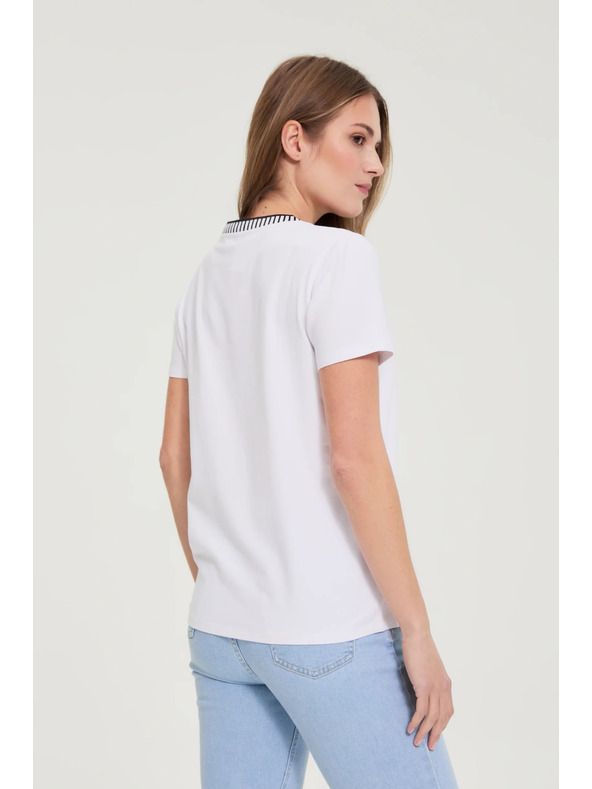 Moodo Bijela majica s printom Moodo