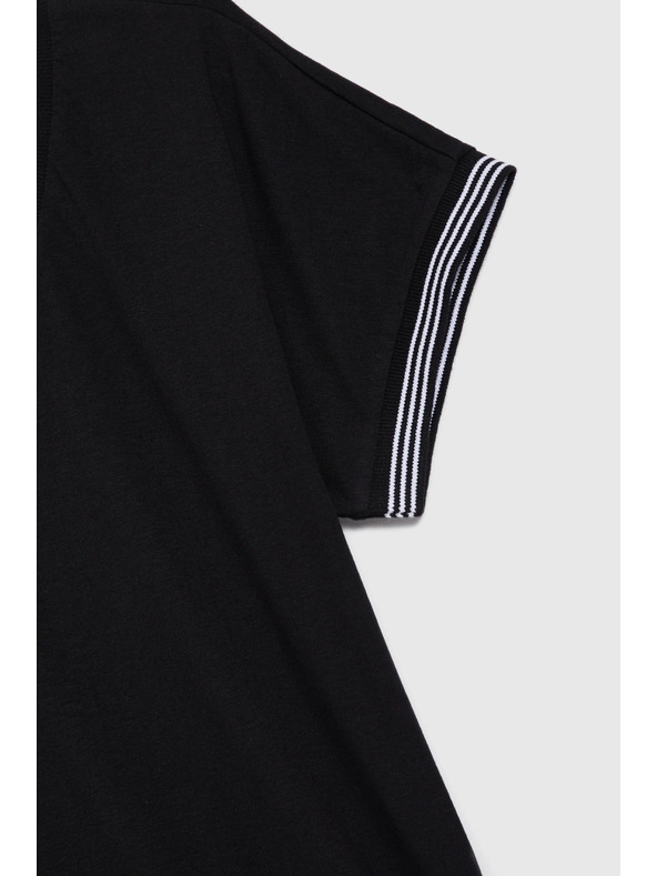 Moodo Crna pamučna bluza Moodo