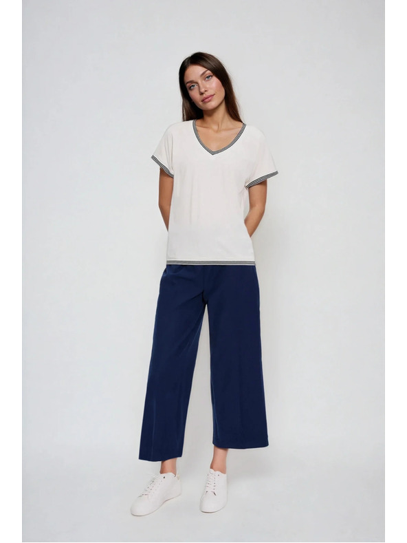 Moodo Bijela pamučna bluza Moodo