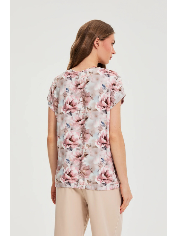 Moodo Pink cvjetna bluza Moodo