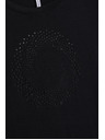 Moodo Crna bluza s džepovima Moodo