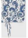 Moodo Top s paisley uzorkom bijeli Moodo