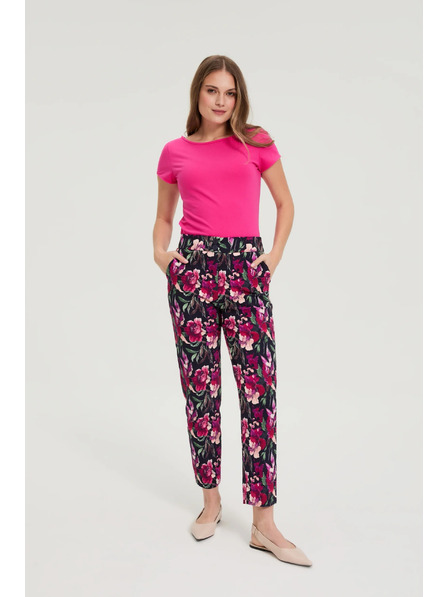 Moodo Pamučna majica fuksija Moodo