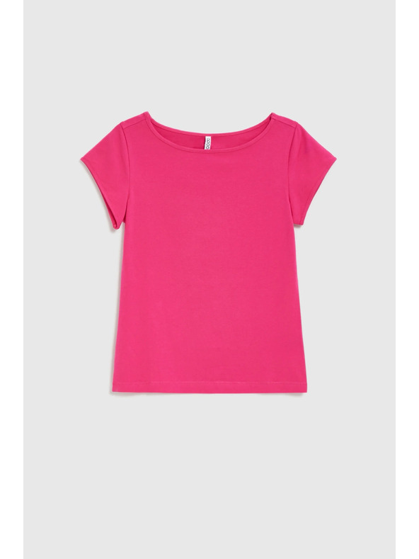 Moodo Pamučna majica fuksija Moodo