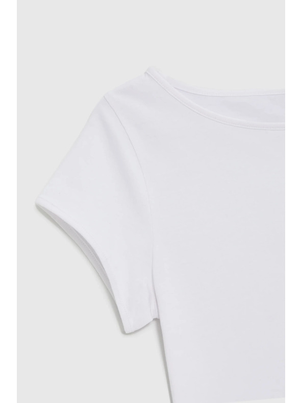 Moodo Pamučna majica bijela Moodo