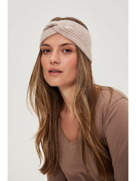 Moodo Pletena ružičasta traka za glavu Moodo