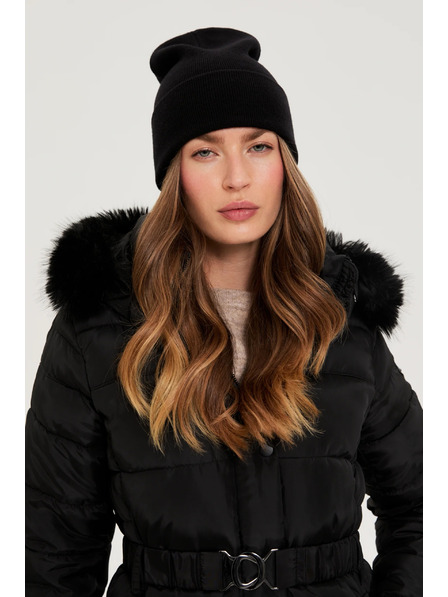 Moodo Zimska kapa crna Moodo