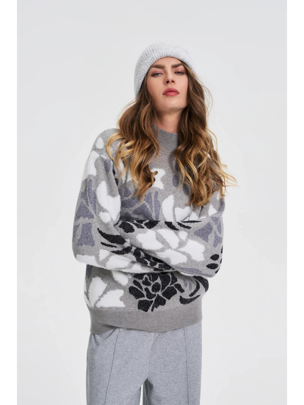 Moodo Kapa s primjesom vune siva Moodo