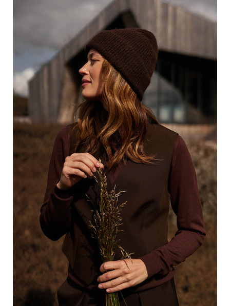 Moodo Kapa s primjesom vune smeđa Moodo