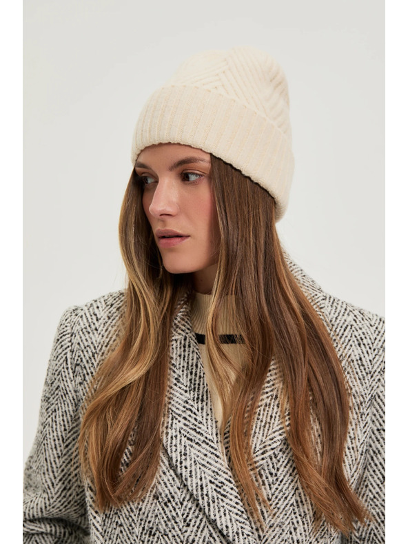 Moodo Vunena kapa svijetlo bež Moodo