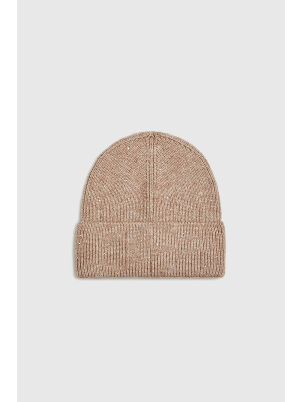 Moodo Kapa sa šljokicama bež Moodo