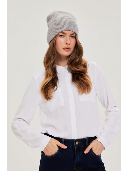 Moodo Kapa sa šljokicama siva Moodo