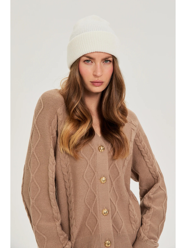 Moodo Kapa s metalnom niti bijela Moodo