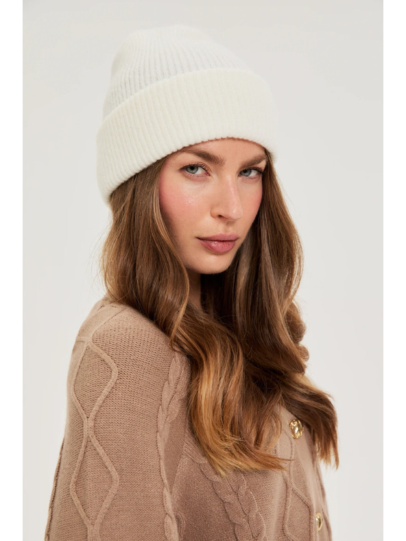 Moodo Kapa s metalnom niti bijela Moodo