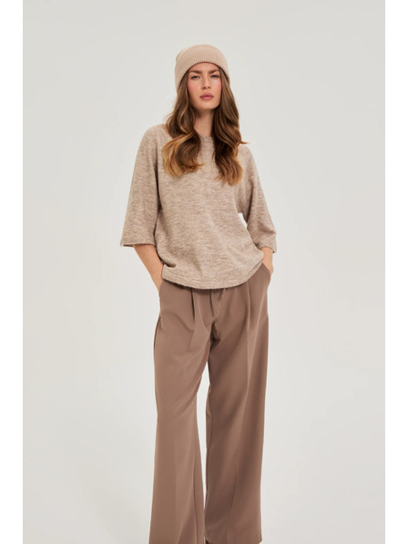 Moodo Kapa s metalnom niti bež Moodo