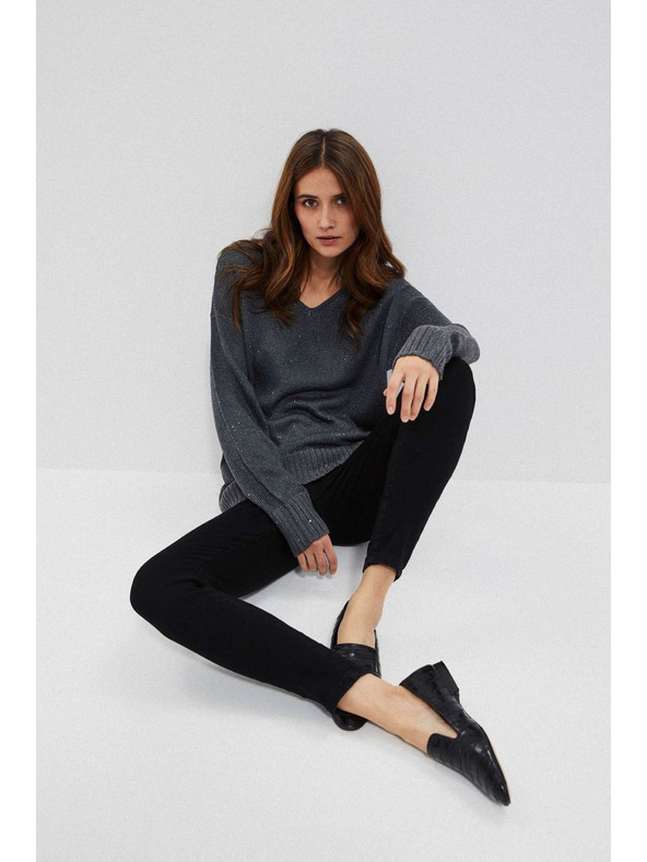 Moodo Push up traperice visokog struka crne Moodo