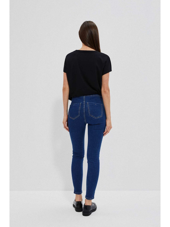 Moodo Plave traperice visokog struka Moodo