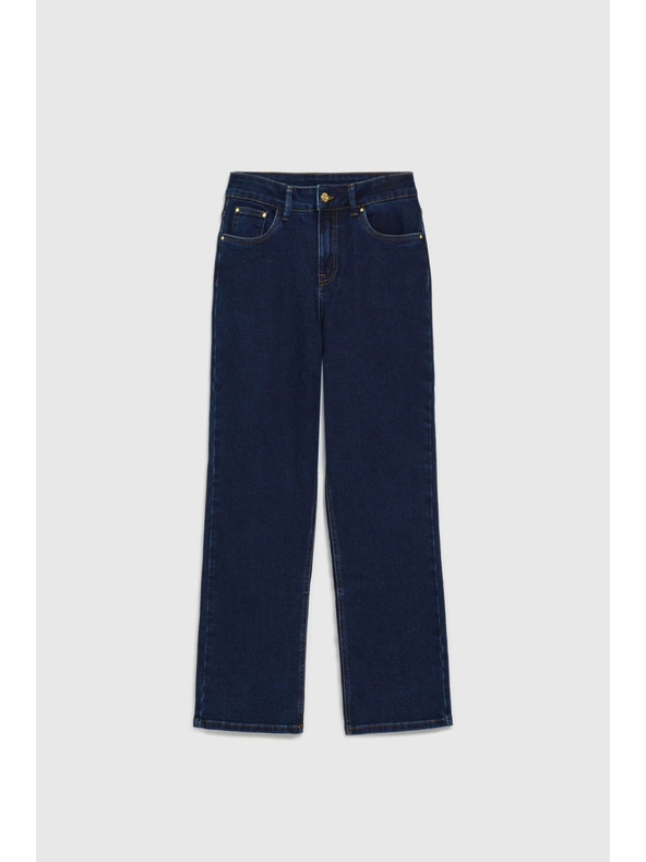 Moodo Glatke tamno plave traperice Moodo