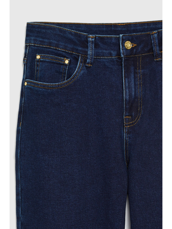 Moodo Glatke tamno plave traperice Moodo