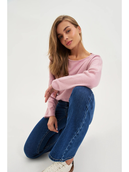 Moodo Tamno plave zvonolике traperice Moodo