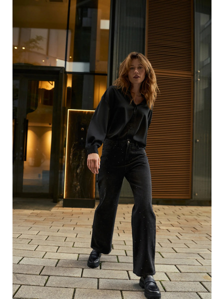 Moodo Grafitne traperice s kamenčićima Moodo