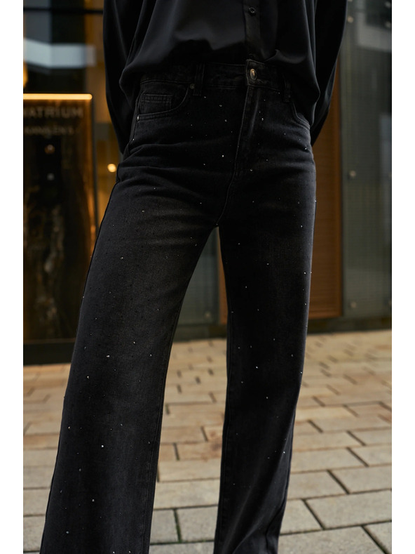 Moodo Grafitne traperice s kamenčićima Moodo