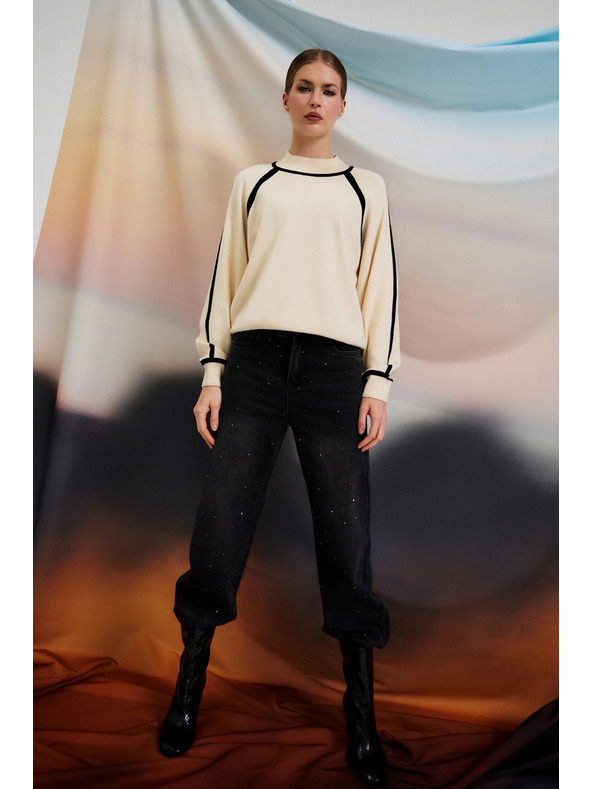 Moodo Grafitne traperice s kamenčićima Moodo