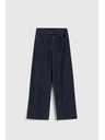 Moodo Traperice širokih nogavica tamno plave Moodo