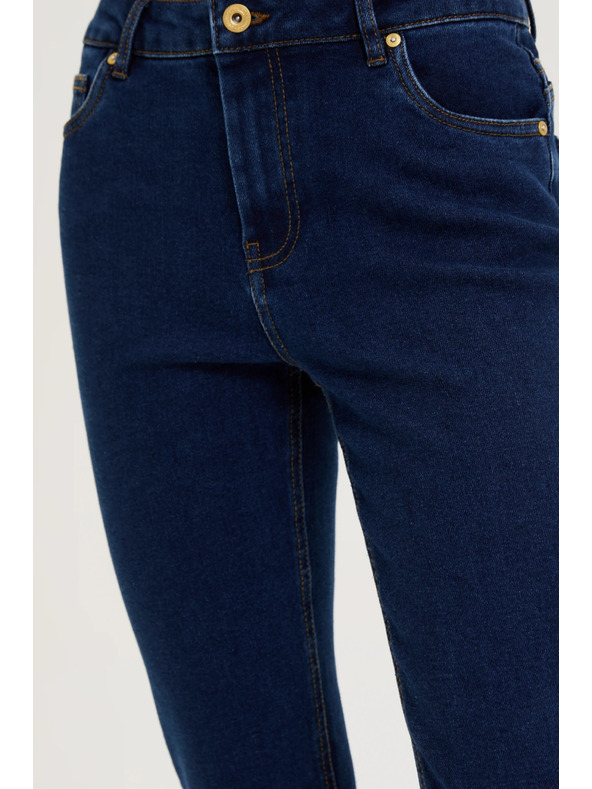 Moodo Tamno plave traperice ravnih nogavica Moodo