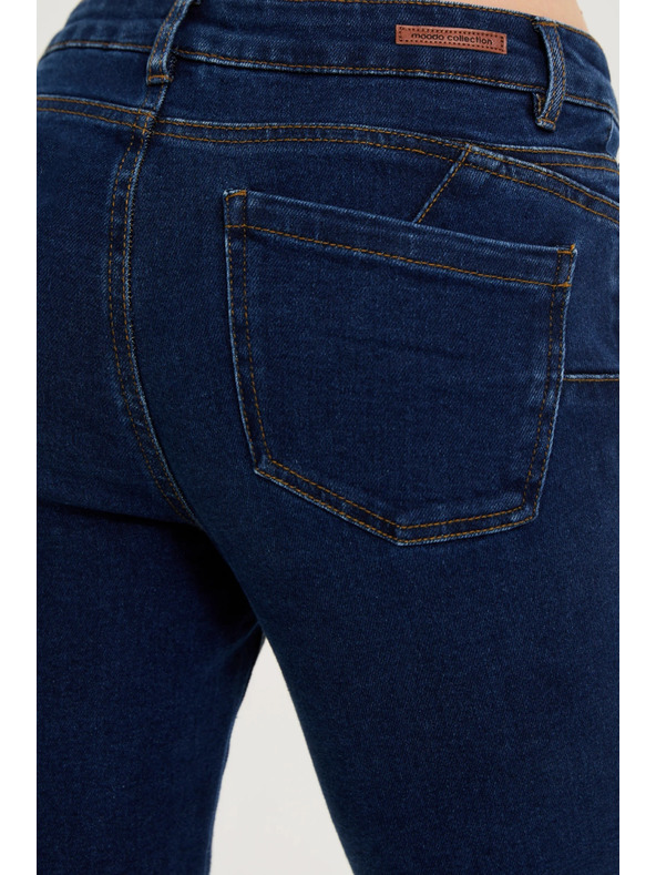 Moodo Tamno plave traperice ravnih nogavica Moodo