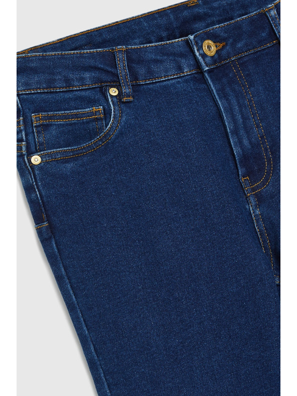 Moodo Tamno plave traperice ravnih nogavica Moodo