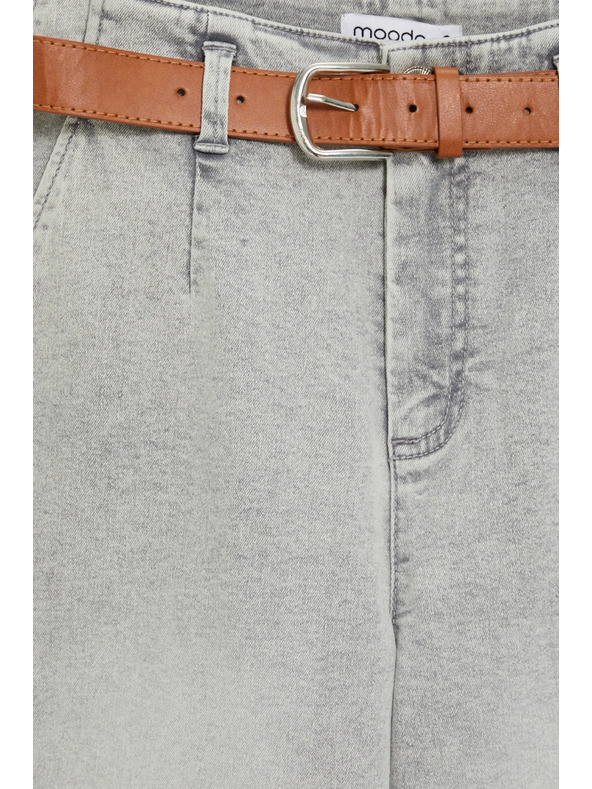 Moodo Traperice širokih nogavica sive Moodo