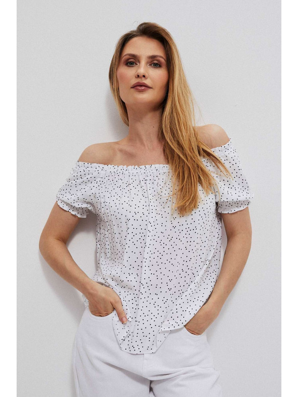 Moodo Bijela bluza u španjolskom stilu Moodo