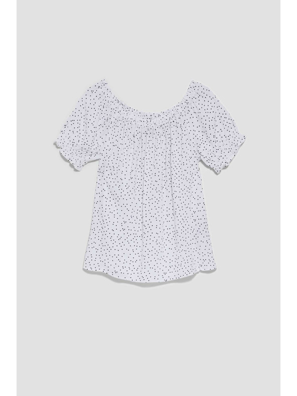 Moodo Bijela bluza u španjolskom stilu Moodo