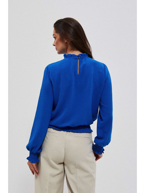 Moodo Glatka košulja plava Moodo