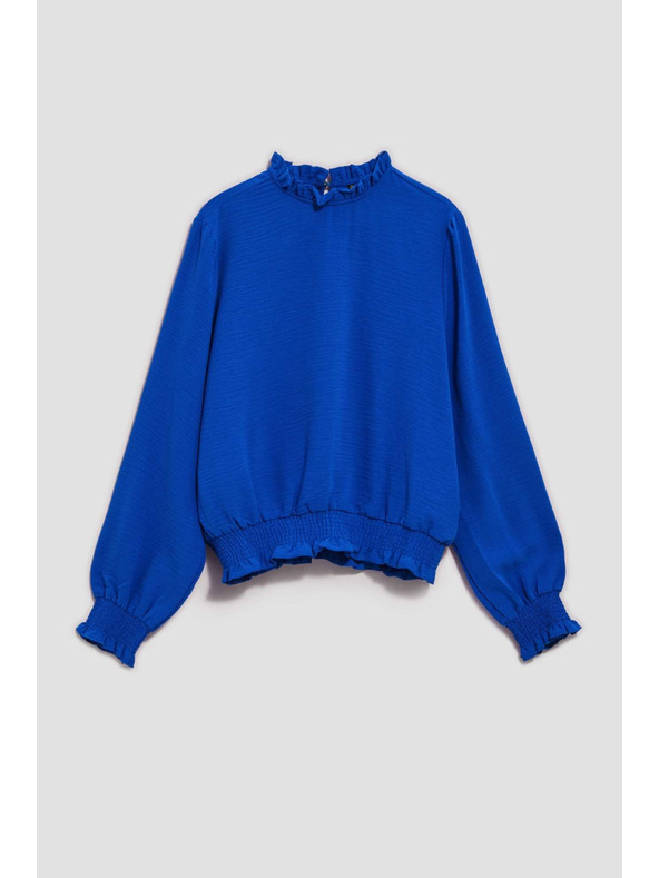 Moodo Glatka košulja plava Moodo