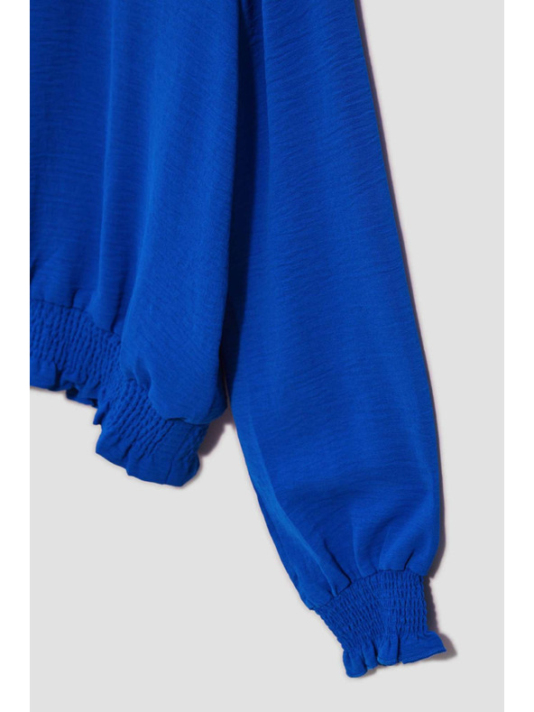 Moodo Glatka košulja plava Moodo