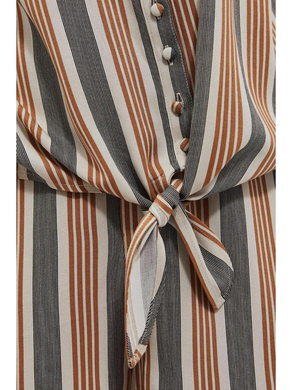 Moodo Pijesak košuljasta majica sa zavezivanjem Moodo