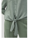 Moodo Maslinasta košulja Moodo sa vezivanjem
