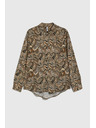Moodo Uzorovana smeđa košulja Moodo